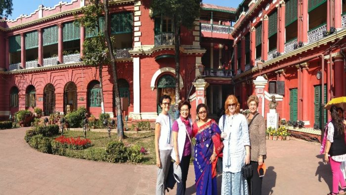 Visitors from Bangkok taken in the Land of Tagore, Vivekananda