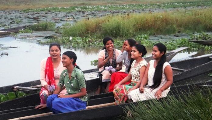 Six Girls from Assam Design World’s First Sustainable Yoga Mat, Solve Water Hyacinth Overgrowth Problem